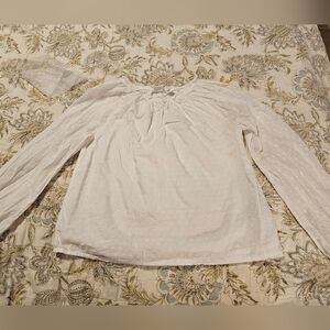 GAP Kids White Blouse Size M